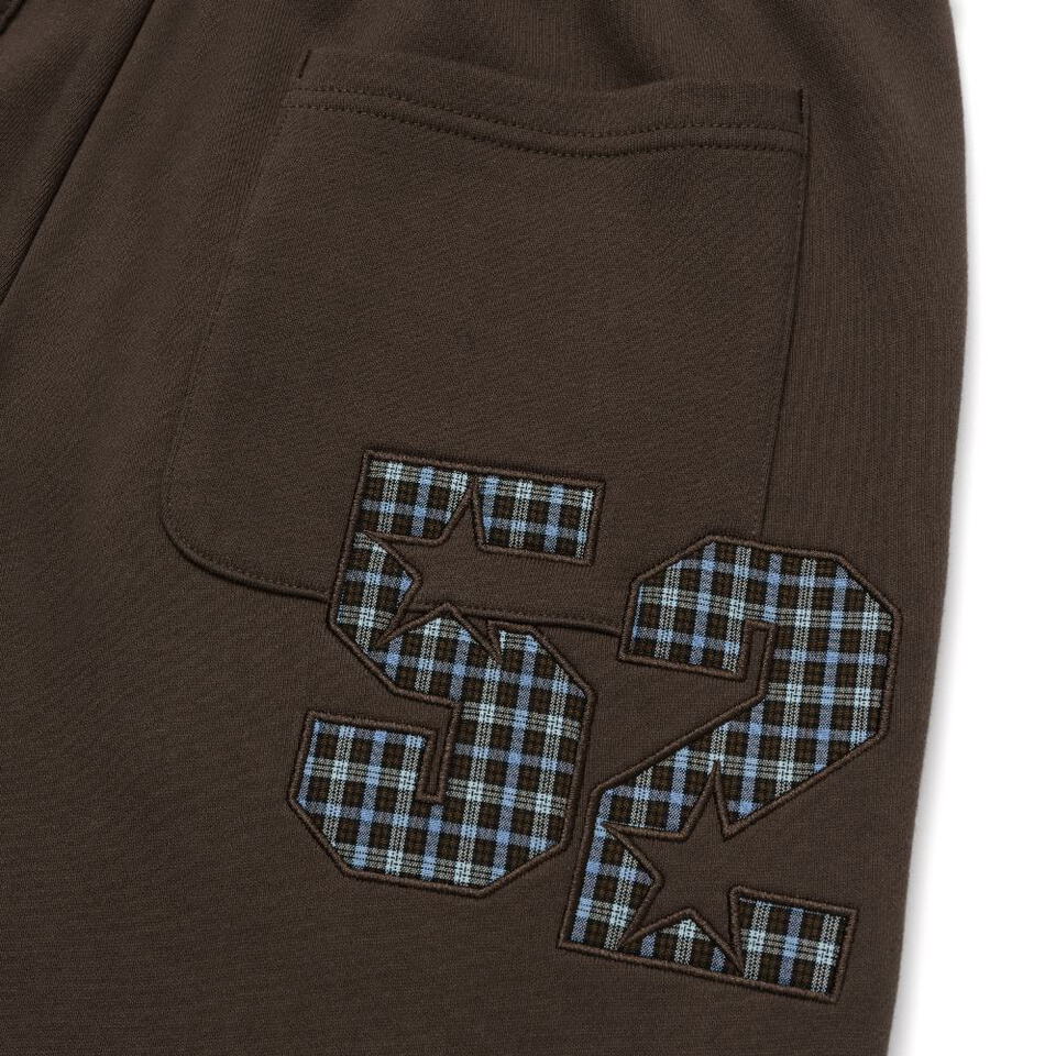 AMES1601-262 捲邊格紋運動褲 52 CHECK ROLL-UP SWEATPANTS