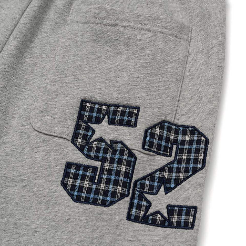 AMES1601-262 捲邊格紋運動褲 52 CHECK ROLL-UP SWEATPANTS