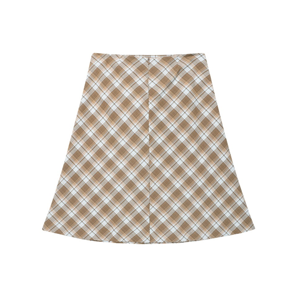 AMES4001-261 格紋中長裙 GRACE FLARED MIDI SKIRT