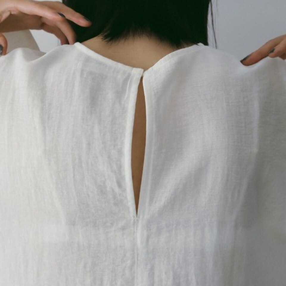 ANK0001-261 Scarf Layered Blouse