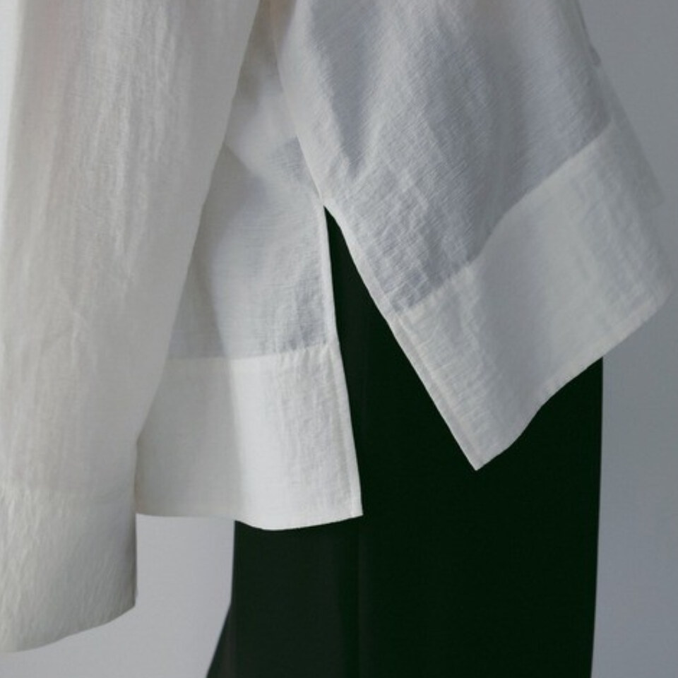 Scarf Layered Blouse
