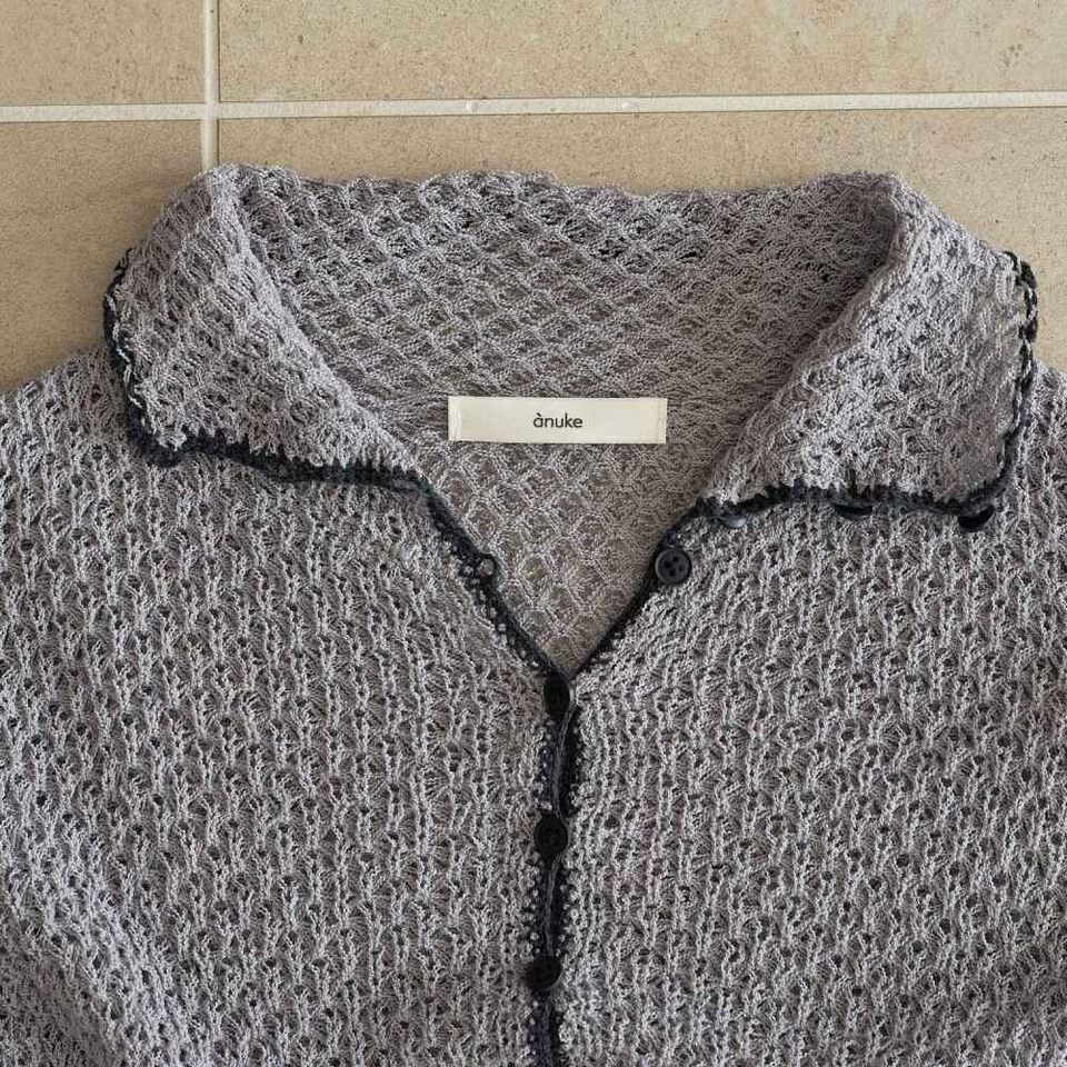 滾邊針織衫(附圍巾) Piping Scarf Knit