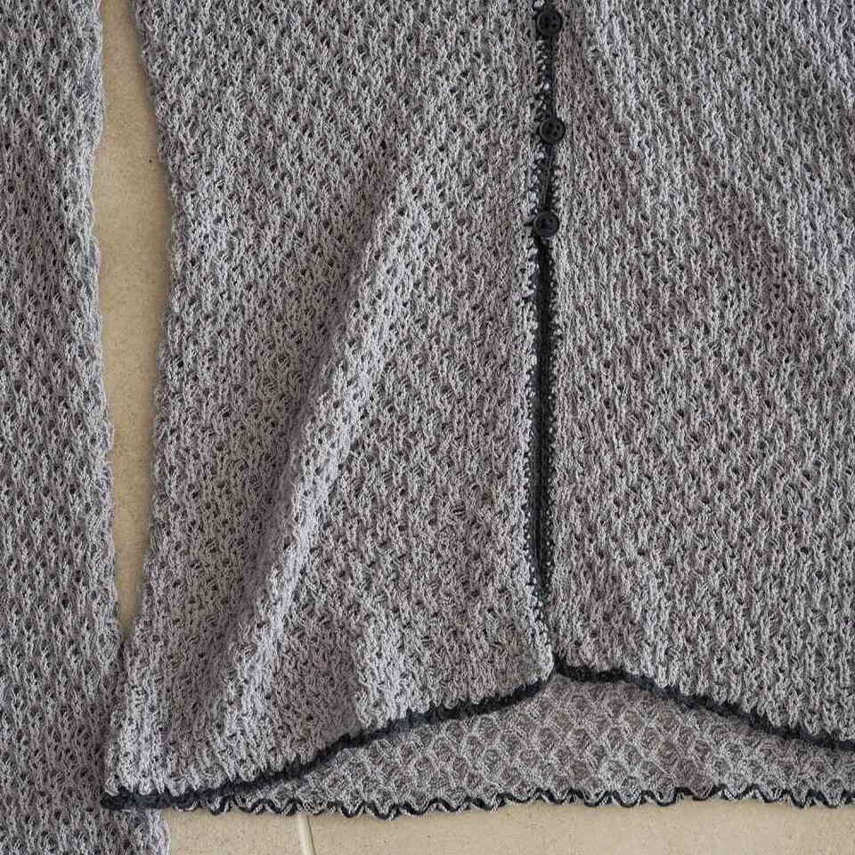 滾邊針織衫(附圍巾) Piping Scarf Knit