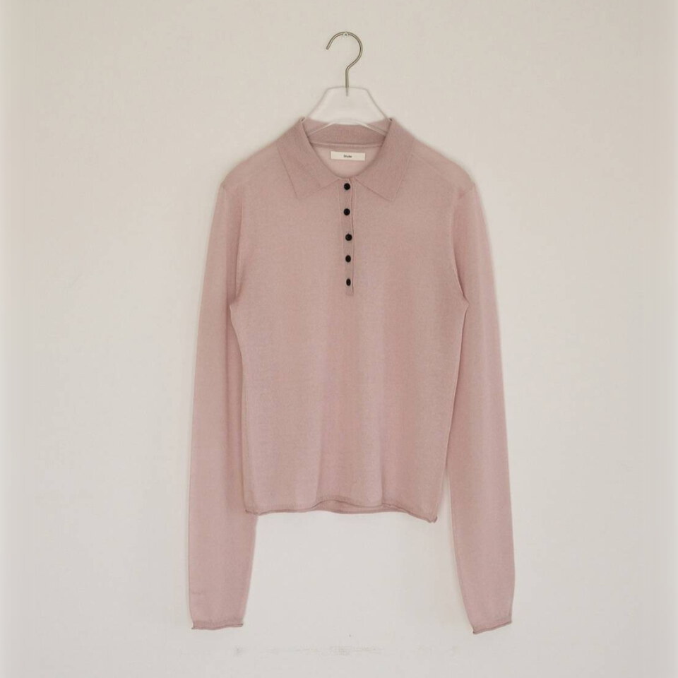 針織polo衫 SHEER POLO KNIT