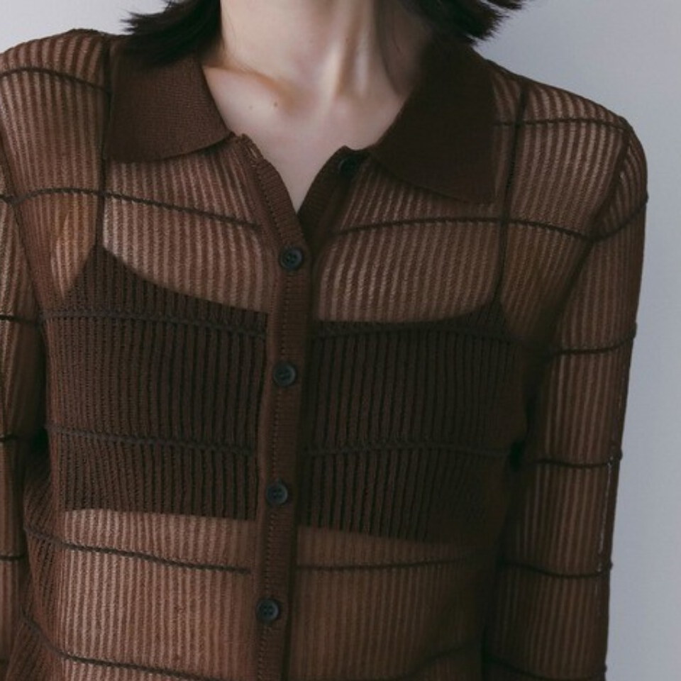 Sheerborder Knit Shirts