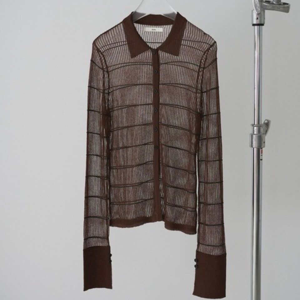 Sheerborder Knit Shirts