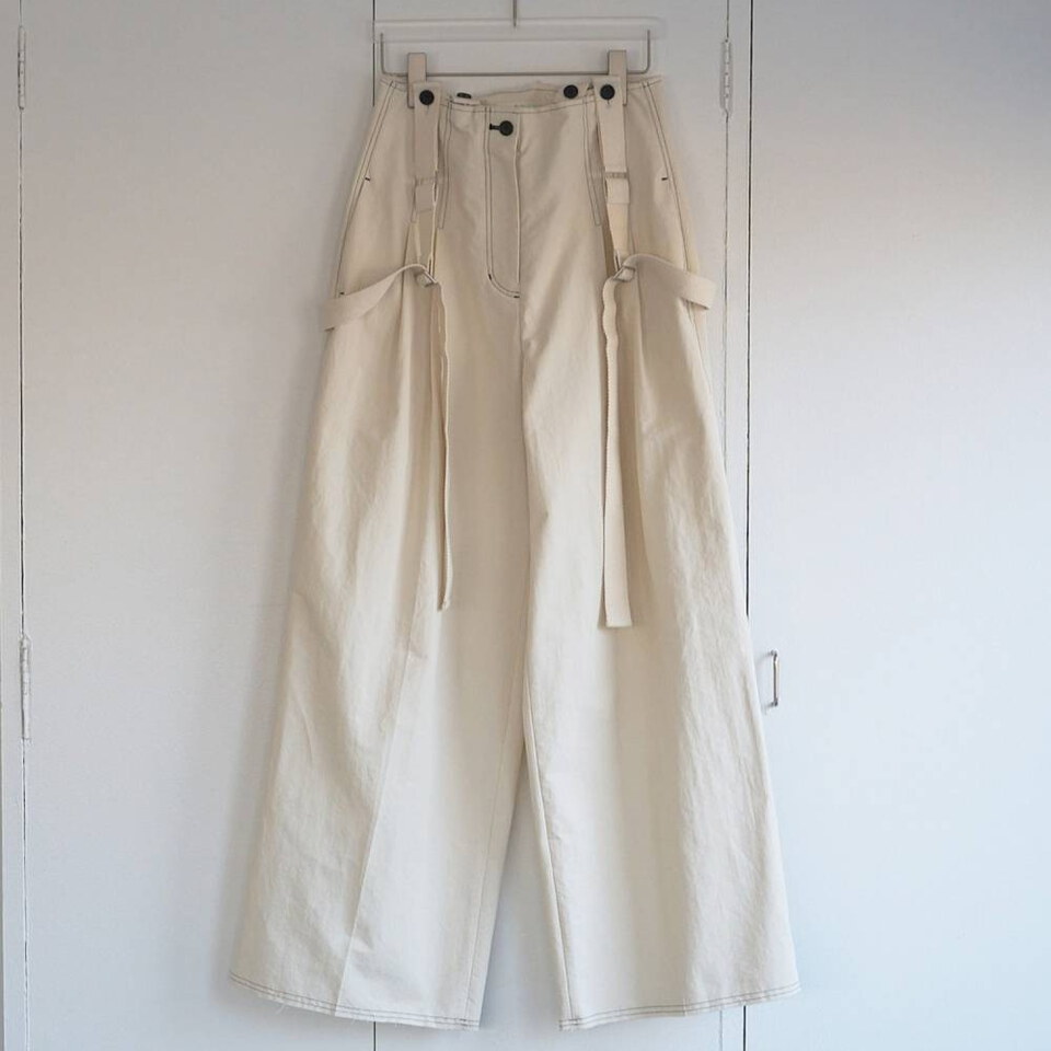 Suspenders Wide Pants