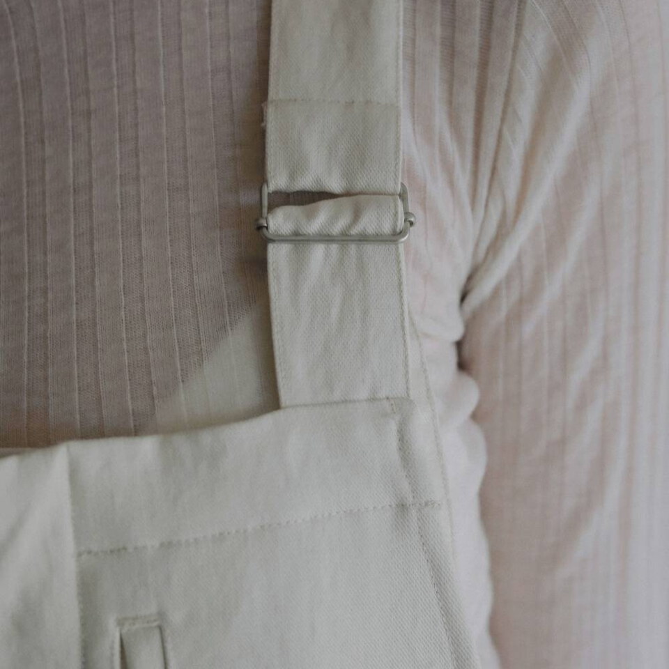 斜紋棉吊帶褲 Cotton Wide Salopette