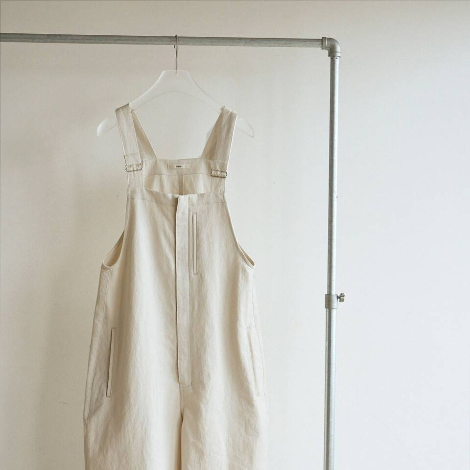 斜紋棉吊帶褲 Cotton Wide Salopette