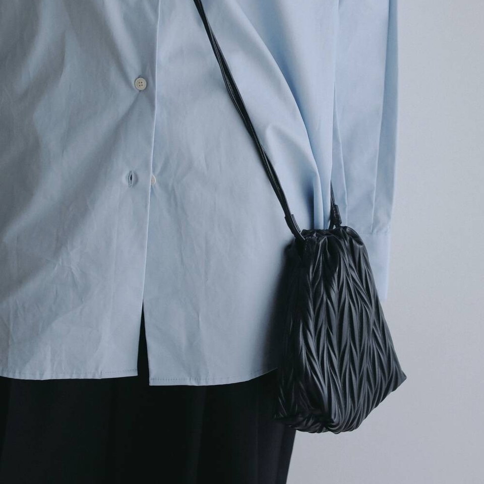 束口包 Ecoleather Pleats Purse