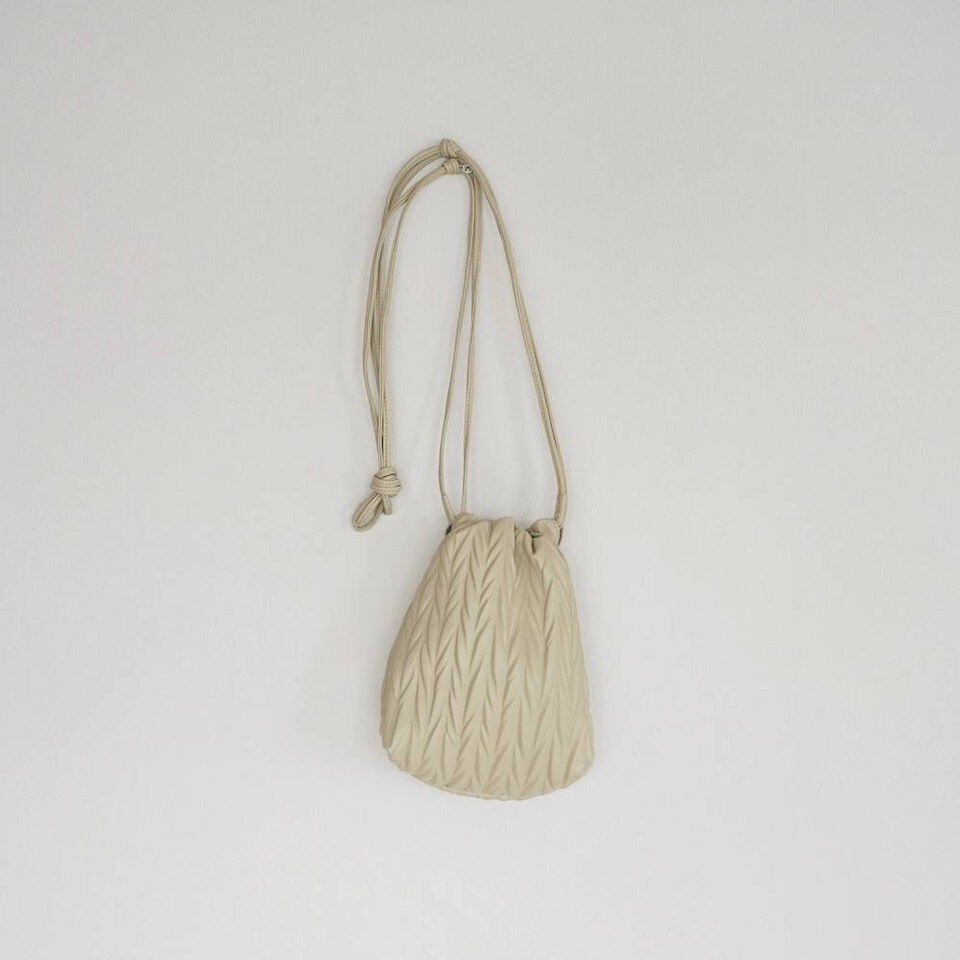 束口包 Ecoleather Pleats Purse