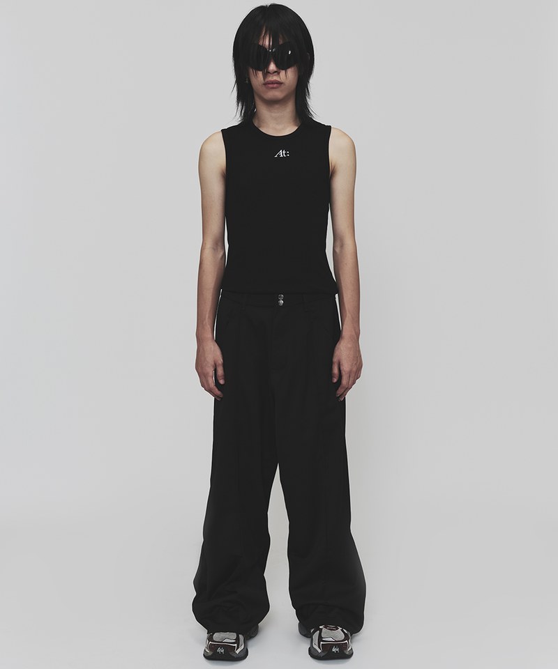 打摺落地寬褲 Pleated Trousers