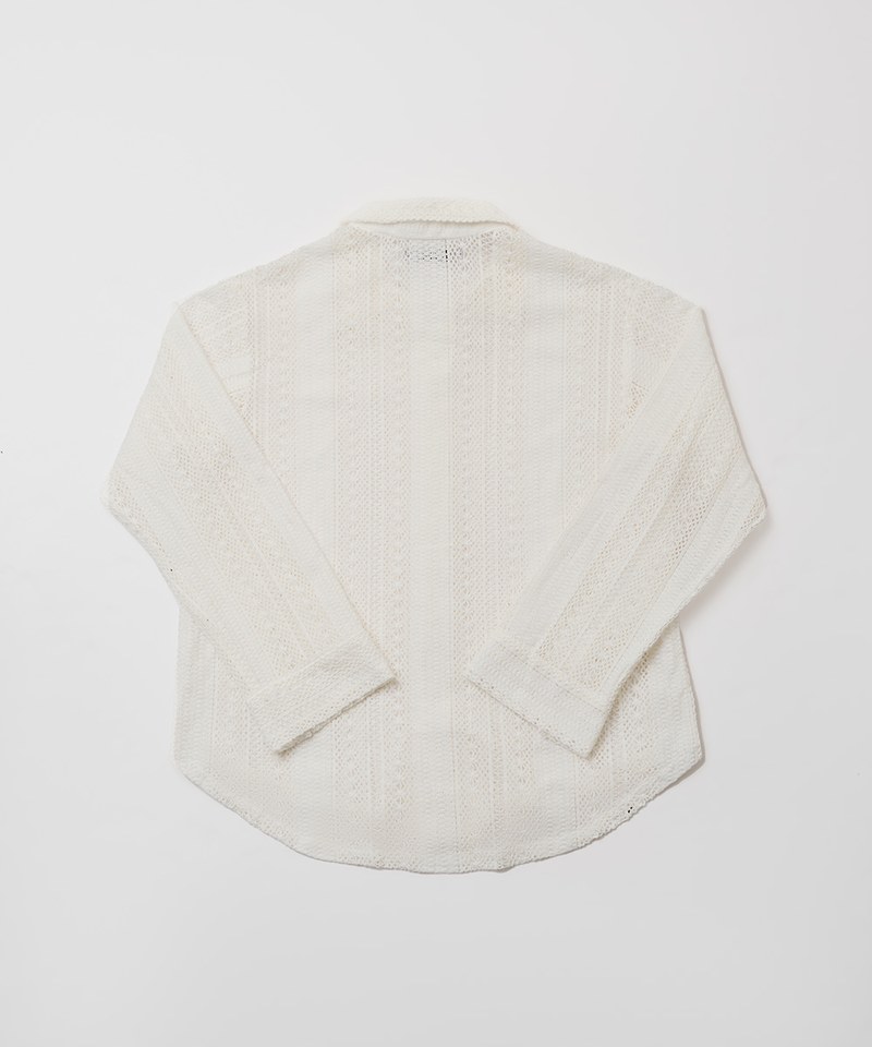 長袖針織襯衫 Lace Long Sleeve Shirt