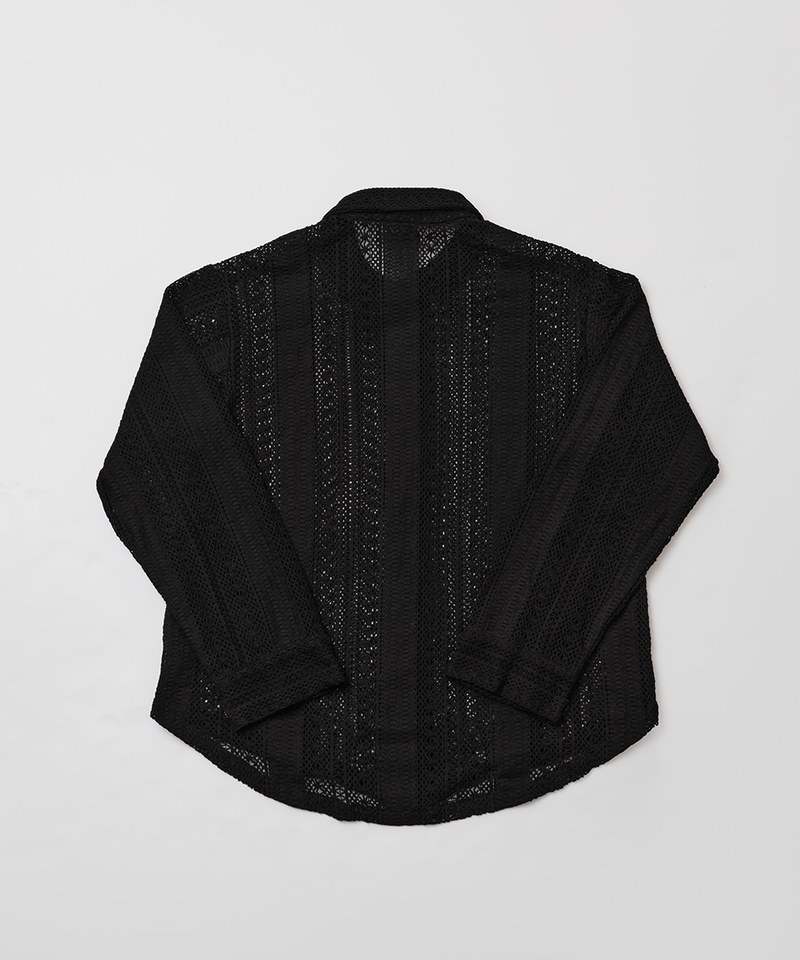 長袖針織襯衫 Lace Long Sleeve Shirt