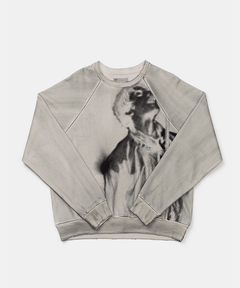 印花大學Tee Rock N Roll Sweater
