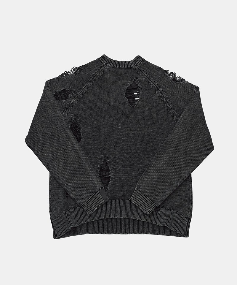 破壞針織毛衣 Distressed Sweater