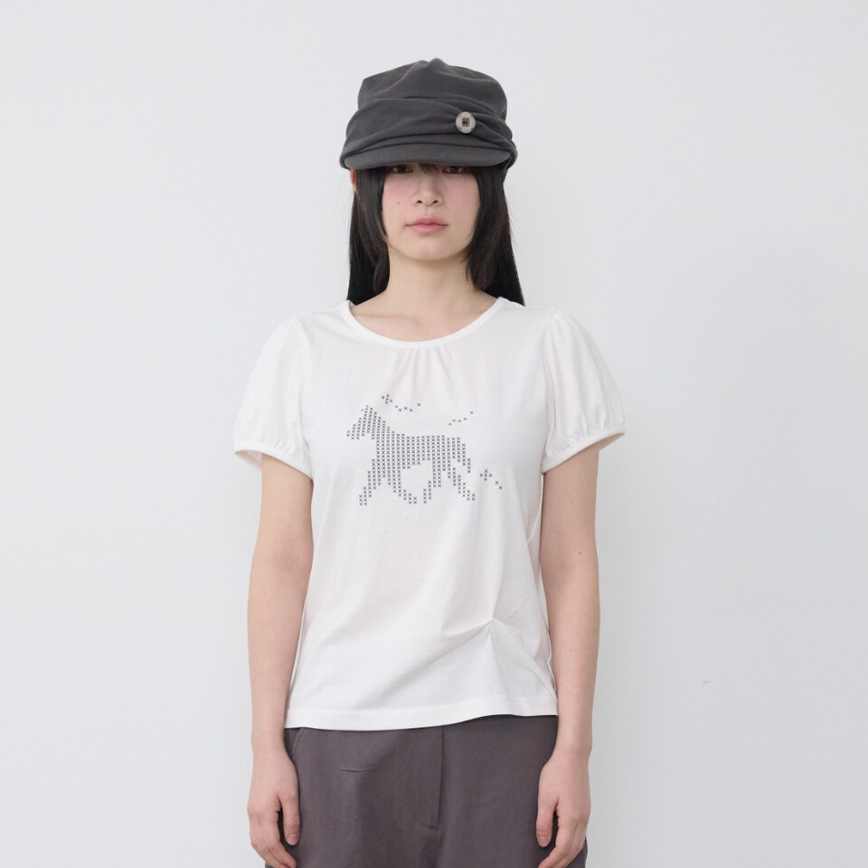 BAUF0101-261 小馬Logo印花上衣 Horse Logo Puff T-Shirt