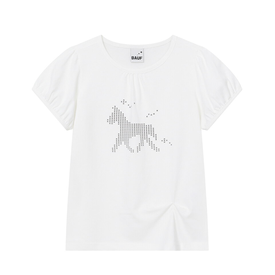 小馬Logo印花上衣 Horse Logo Puff T-Shirt