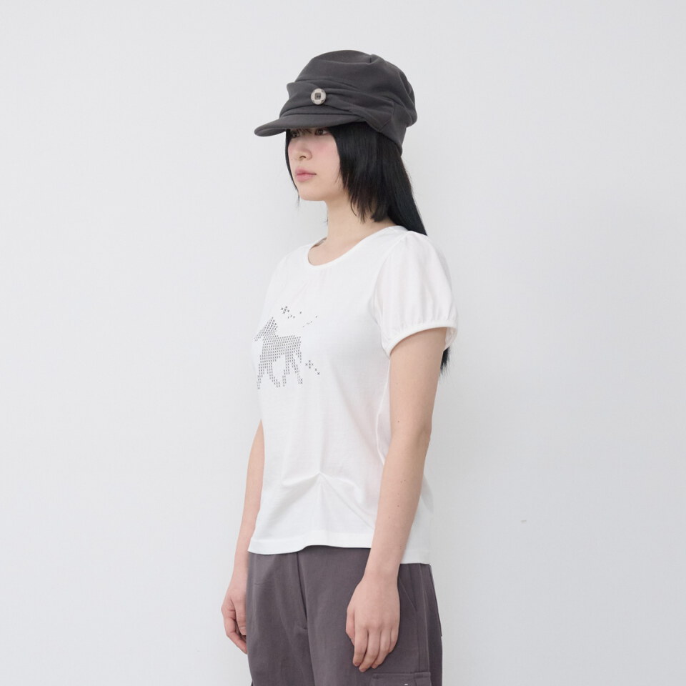 小馬Logo印花上衣 Horse Logo Puff T-Shirt