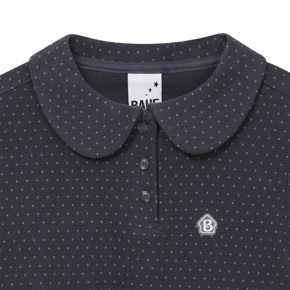 鈕扣點點短Tee Round Collar T-Shirt