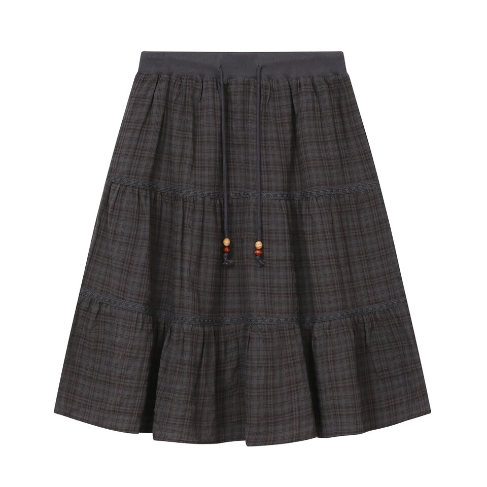復古格紋裙 Vintage Check Skirt