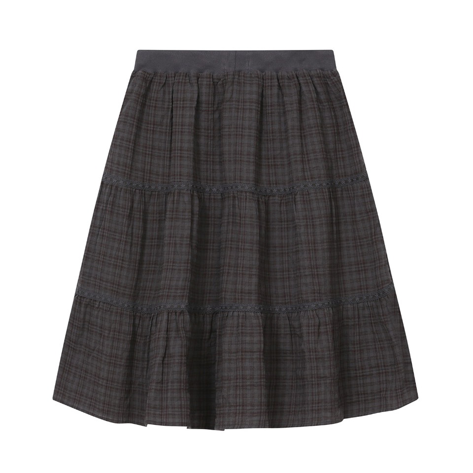 復古格紋裙 Vintage Check Skirt