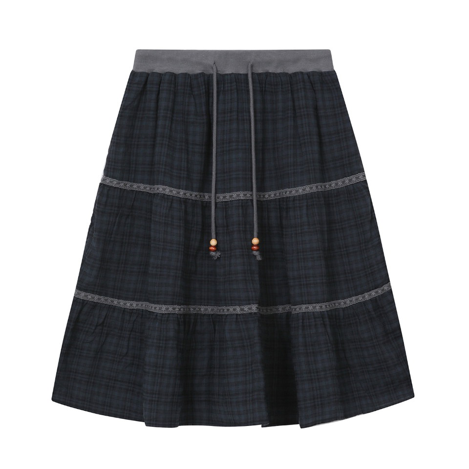 復古格紋裙 Vintage Check Skirt