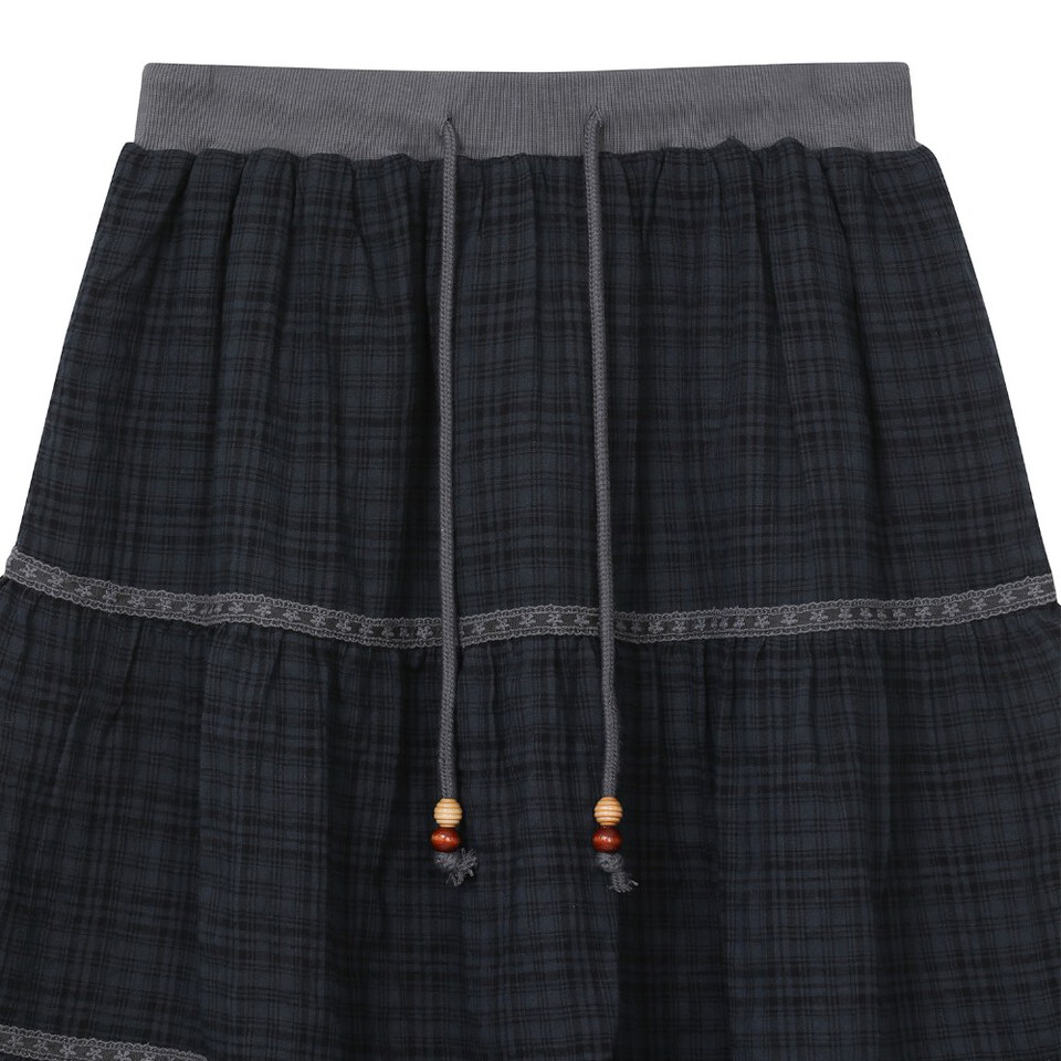復古格紋裙 Vintage Check Skirt