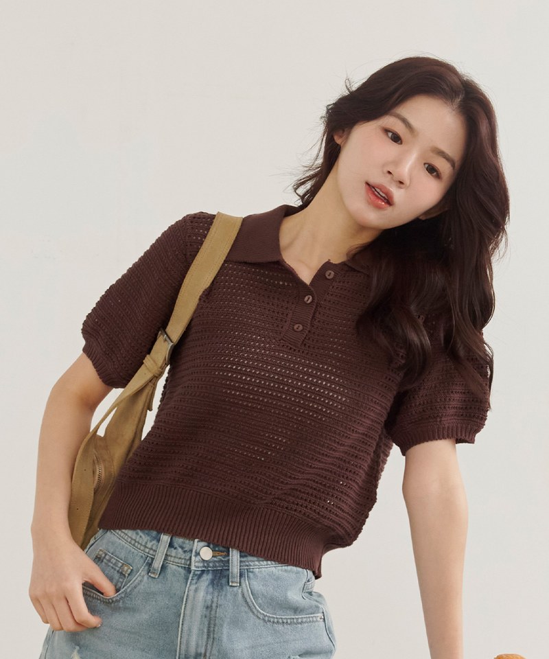 BLO9903-252 by Bello-空氣針織POLO短袖