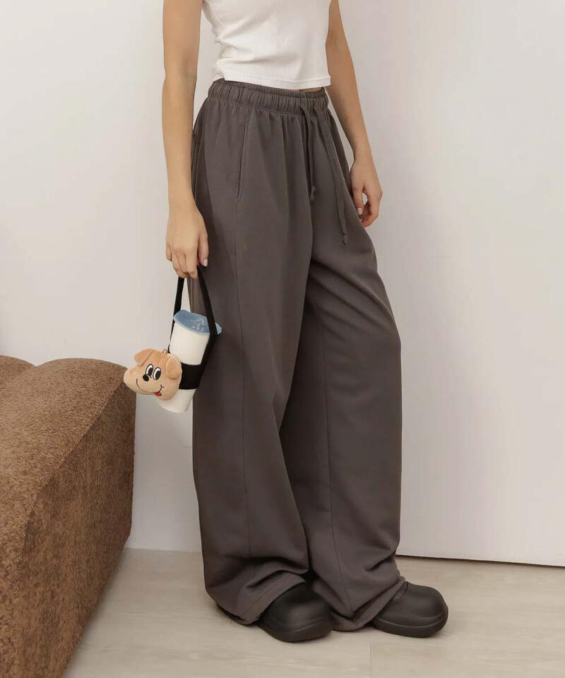 Bellox1107-刺繡四季舒適棉質長褲