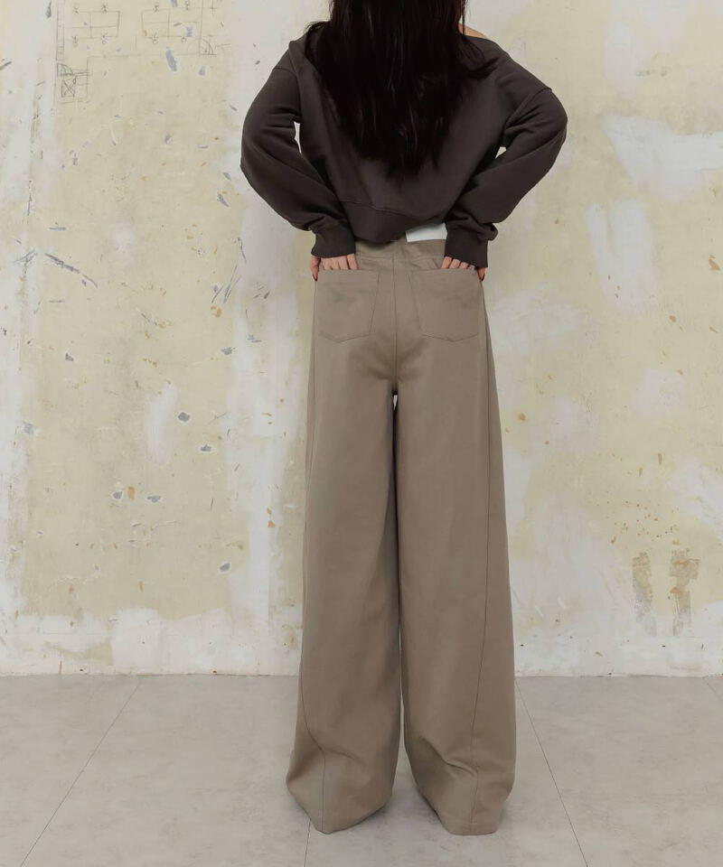 by Bello-天絲闊腿寬褲