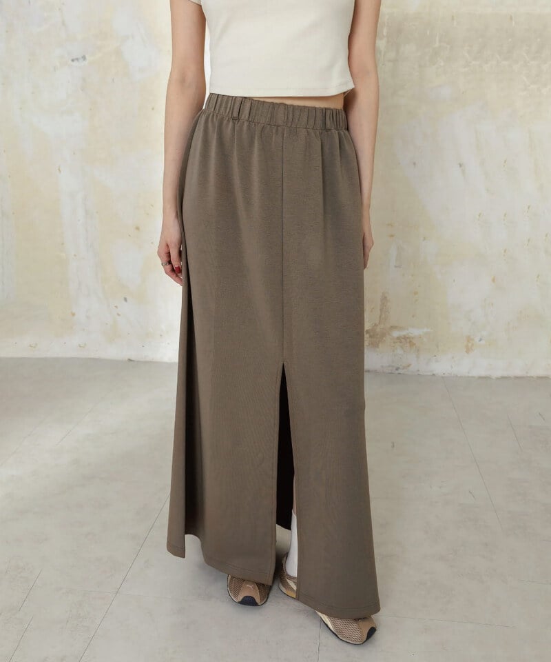 BLO9938-252 by Bello-軟Q前開衩長裙