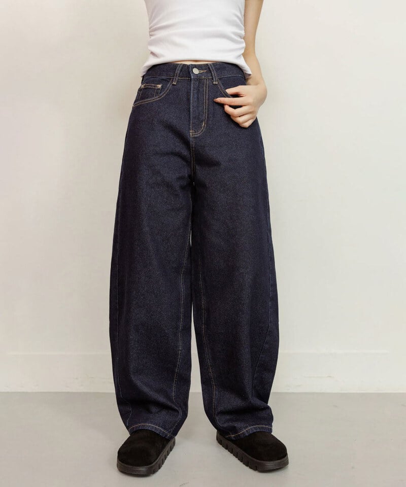 BLO9940-252 by BB-掰掰原色繭型牛仔褲