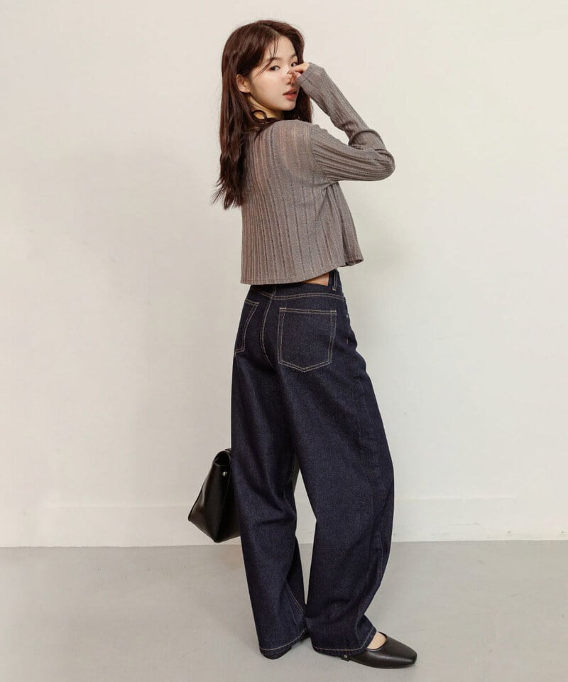 BLO9940-252 by BB-掰掰原色繭型牛仔褲