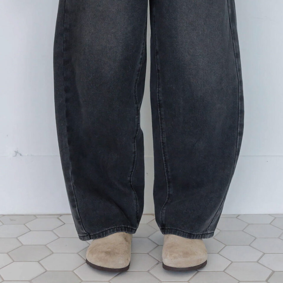 掰掰繭型牛仔褲