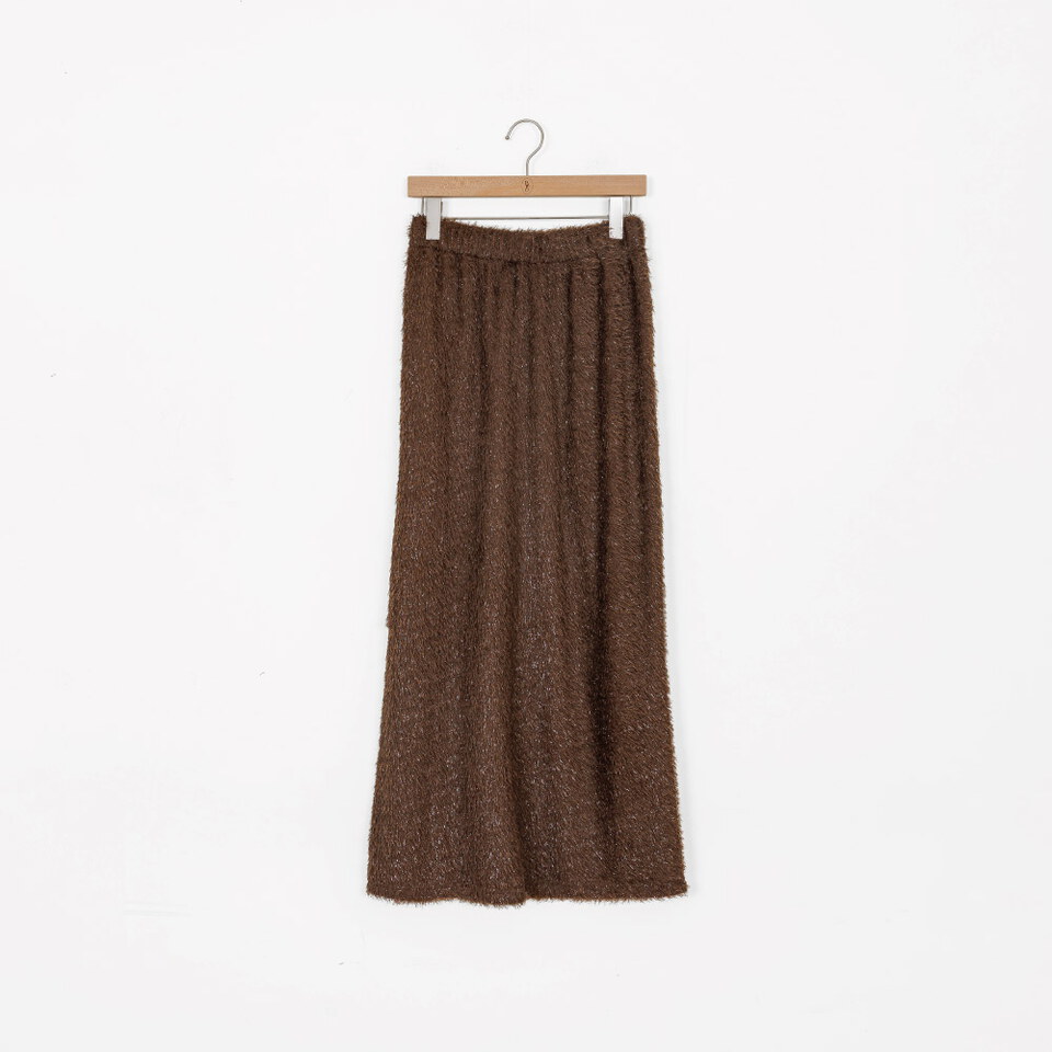 BLO9979-261 by Bello-微光毛絨直筒長裙