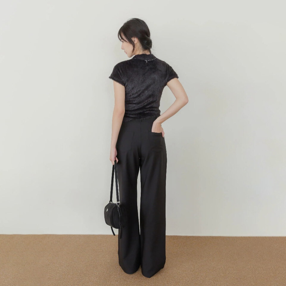 BLO9988-261 by Bello-Q毛小立領短袖