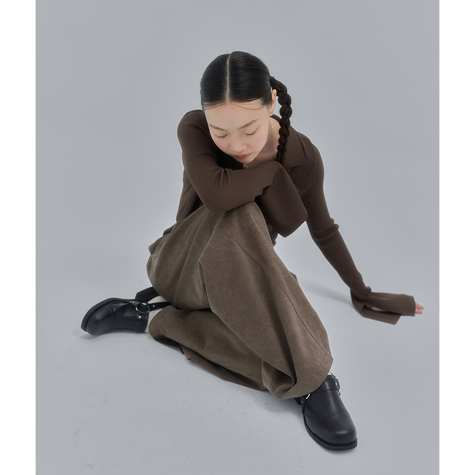 BRD0003-252 晨葉排釦針織衫