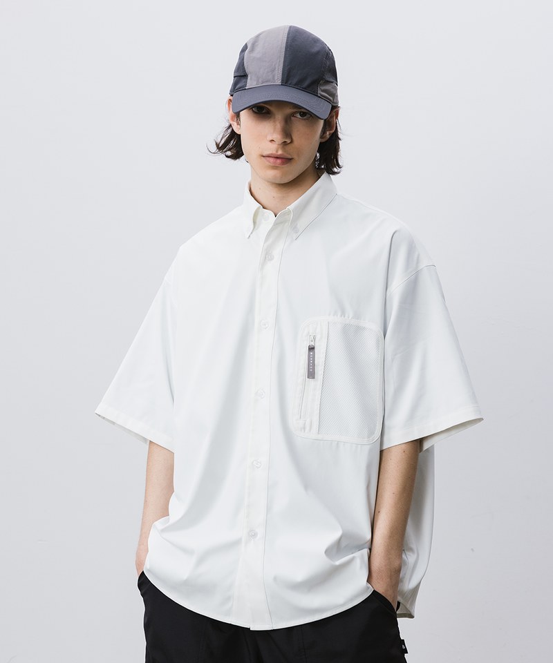 703-素色抗皺短袖襯衫