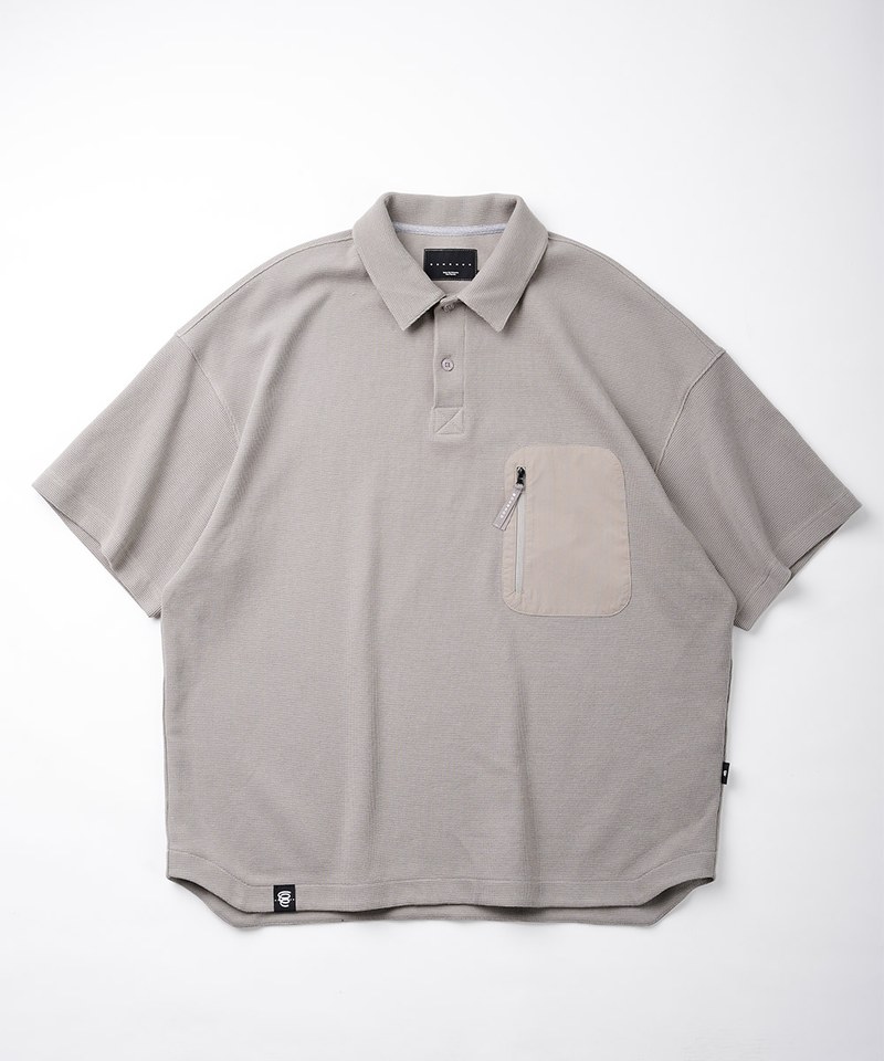 BRH3602-241 697-戶外華夫格POLO衫