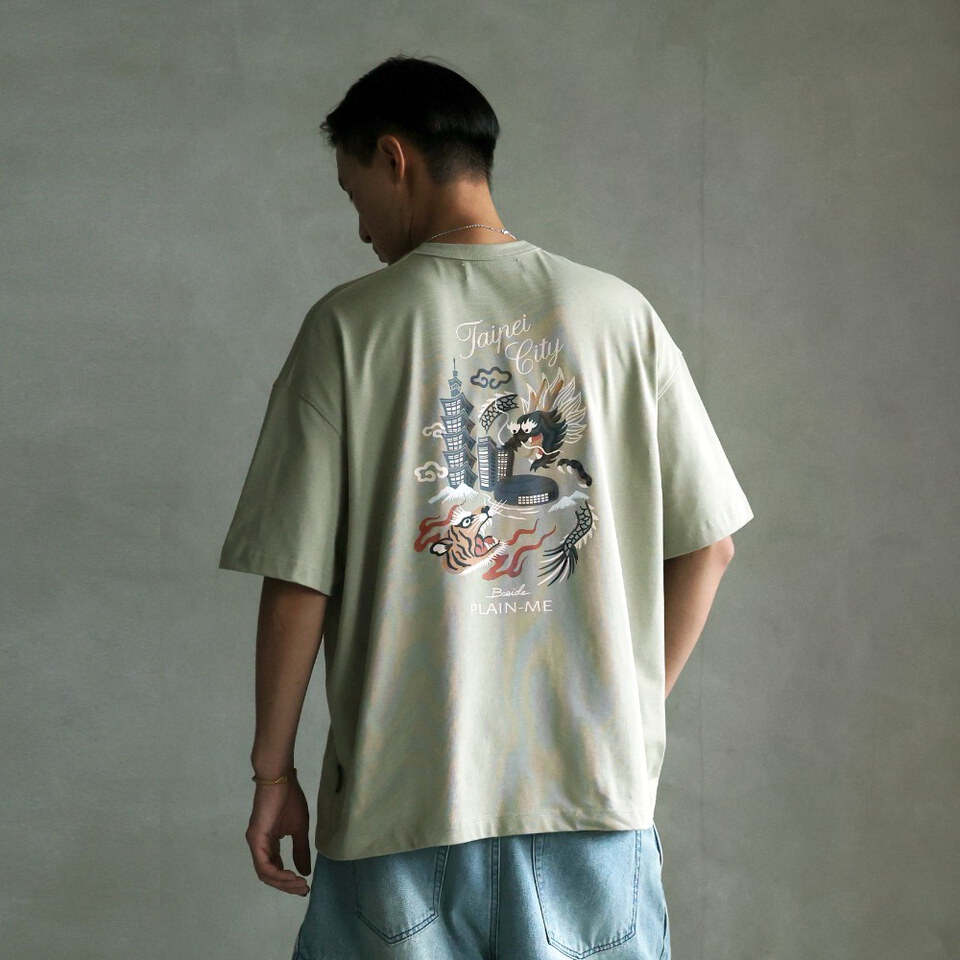 BSD0101-262 B-Side x plain-me 聯名短袖圖Tee