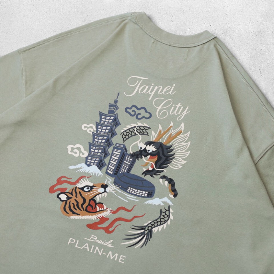 BSD0101-262 B-Side x plain-me 聯名短袖圖Tee