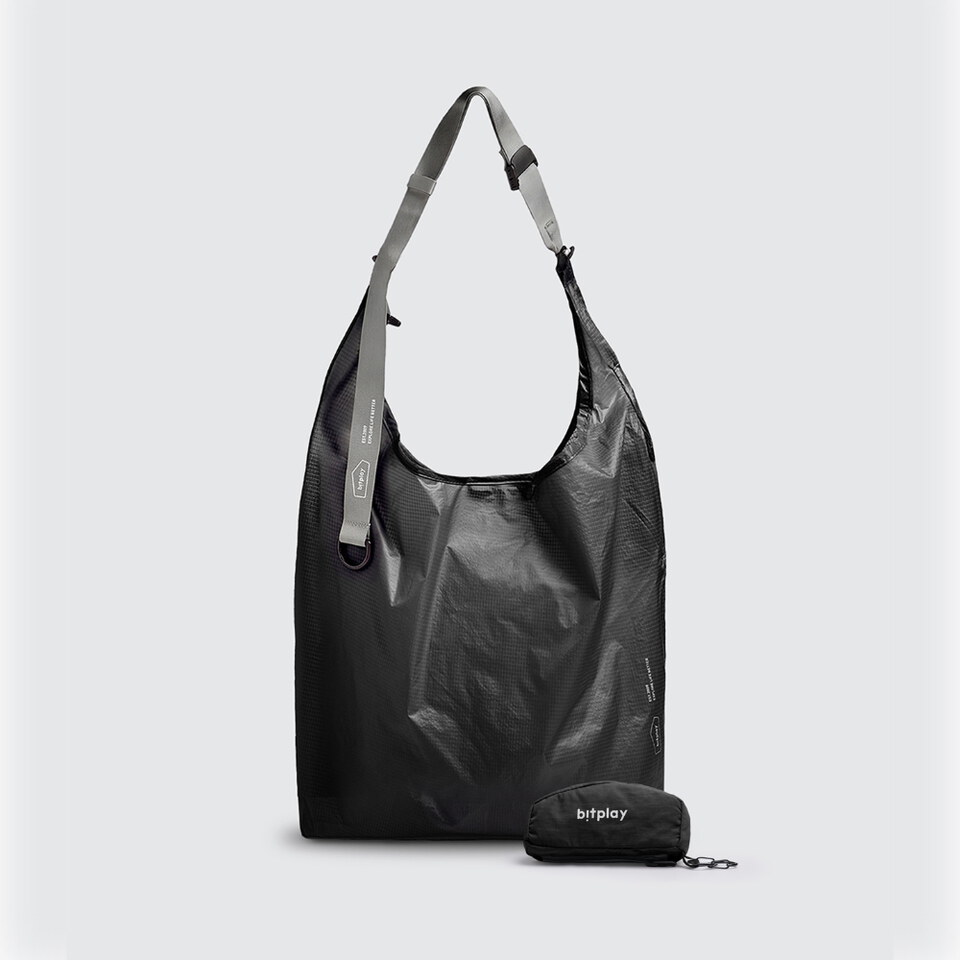 BTP9982-262 自收納斜背購物袋 Foldable Crossbody Shopping Bag