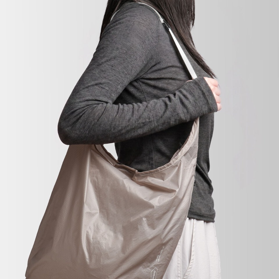 自收納斜背購物袋 Foldable Crossbody Shopping Bag