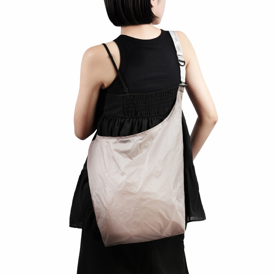 自收納斜背購物袋 Foldable Crossbody Shopping Bag
