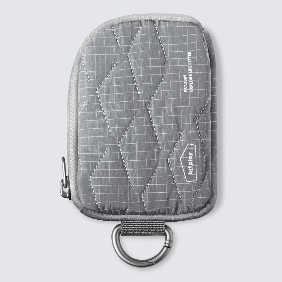 磁吸菱格小包 Magnetic Quilted Mini Pouch