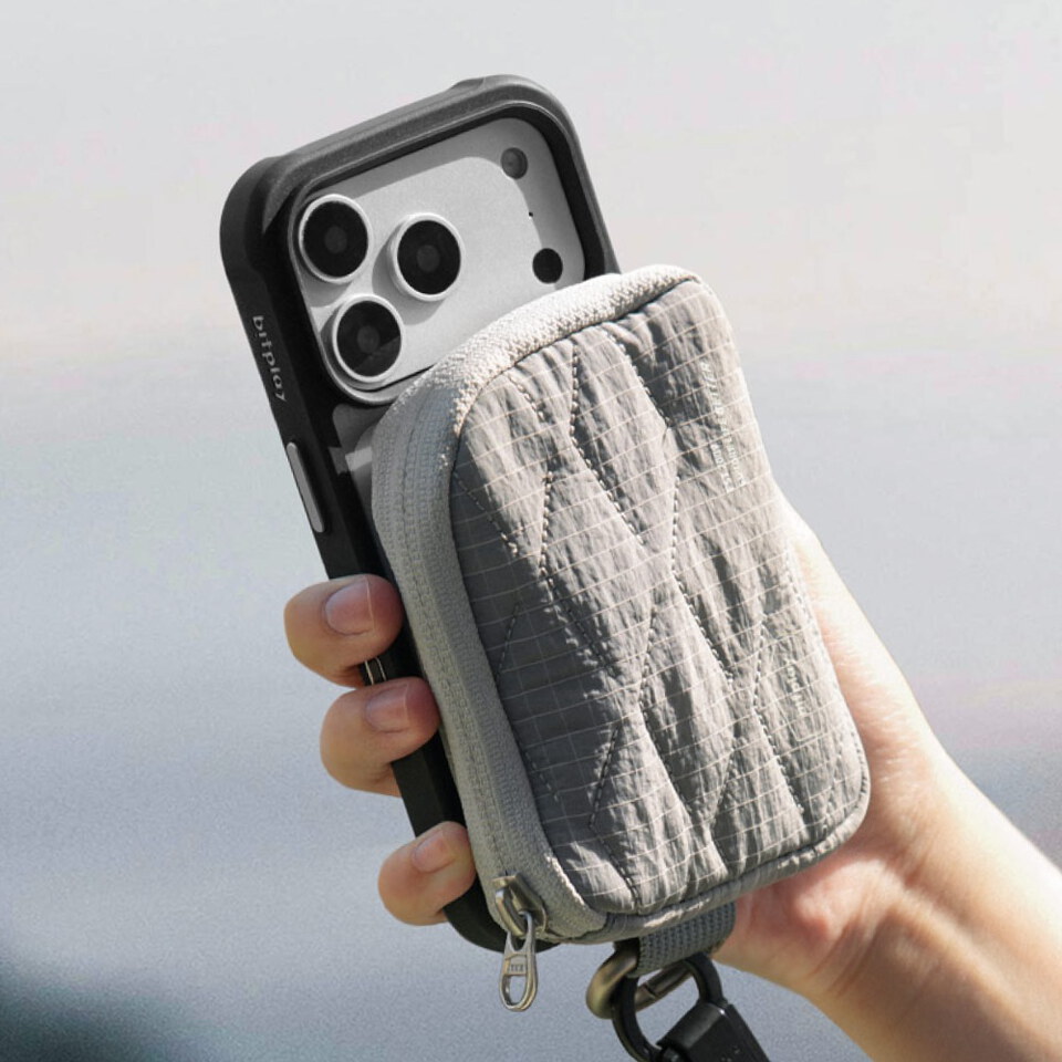 磁吸菱格小包 Magnetic Quilted Mini Pouch