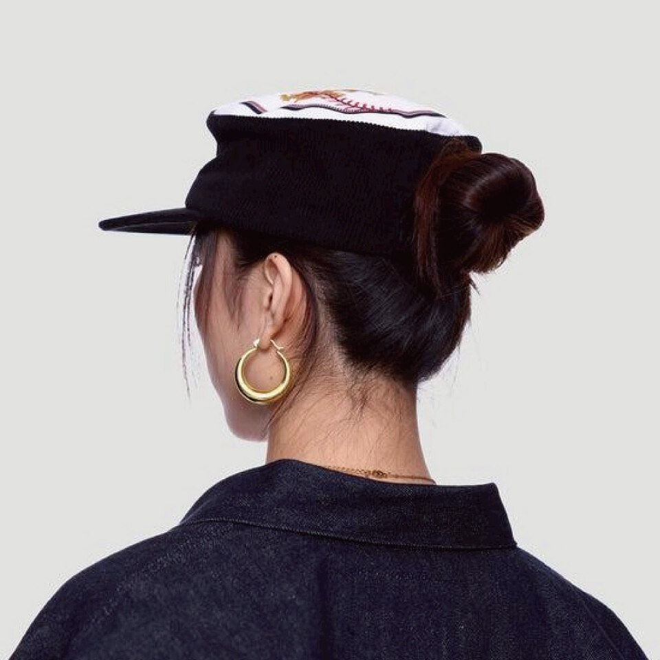 CAO2306-261 燈芯絨藥盒帽 Corduroy Patchwork Pillbox Cap 燈芯絨