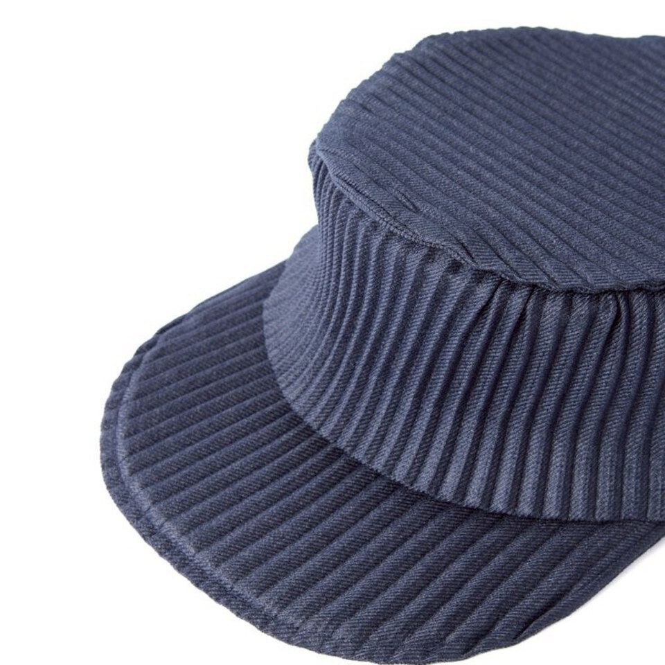Pleated Retro Cap 打褶平頂帽