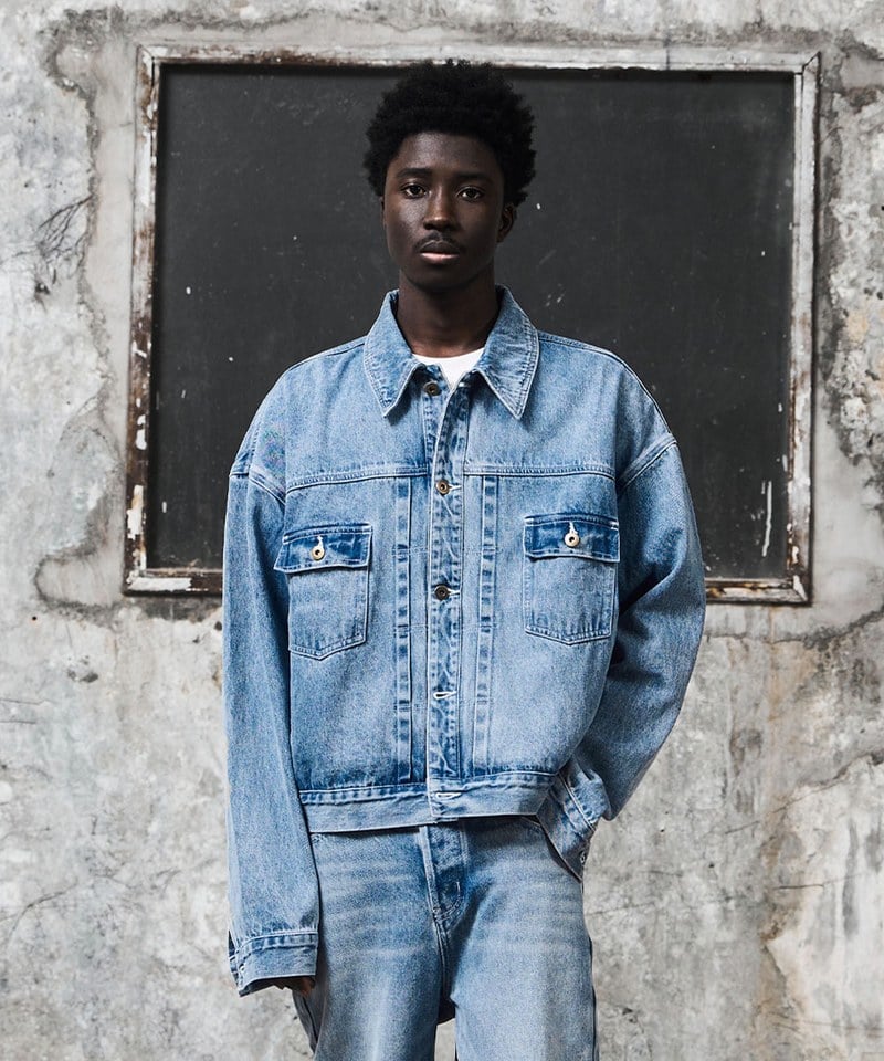 CHR9915-242 牛仔外套 Retro Tunes Denim Jacket